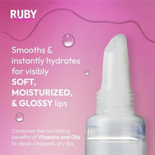 Ruby Kisses Hydrating Lip Gloss Clear Hydrating Lip Gloss (3 Pack)