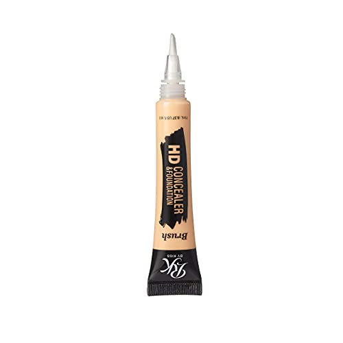 Ruby Kisses 4-In-1 Concealer Color Corrector Contour & Highlight Full Coverage Natural Finish Covers Under Eye Circles & Blemishes Hydrating & Long Lasting Formula (Creamy Beige 3 Pack)