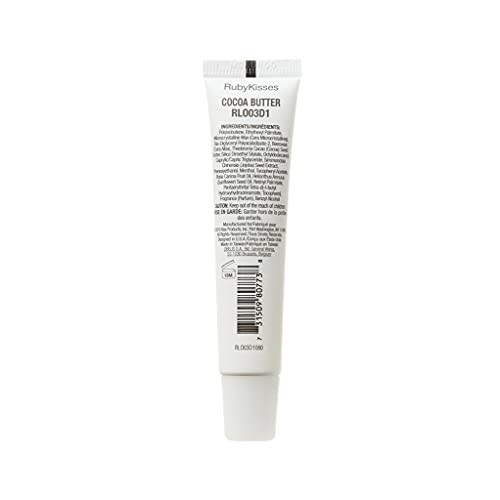 Ruby Kisses Hydrating Lip Therapy Treatment Gloss Cocoa Butter Rlo03D1 (6 Pack)