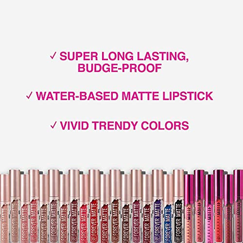 Ruby Kisses Forever Matte Liquid Lipstick 5 Pack - Rfml03&06&12&22&23