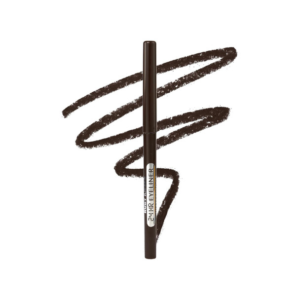 Ruby Kisses Pencil Eyeliner Retractable Eyeliner Waterproof Smudge-Proof Eye Makeup High Pigmented 24H Long Lasting Eyepencil (White Out)