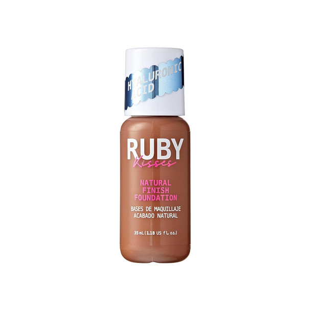 Ruby Kisses No More Blemish Liquid Foundation With Hyaluronic Acid Blemish Control Semi Matte Medium Coverage Buildable Long Lasting Lightweight
