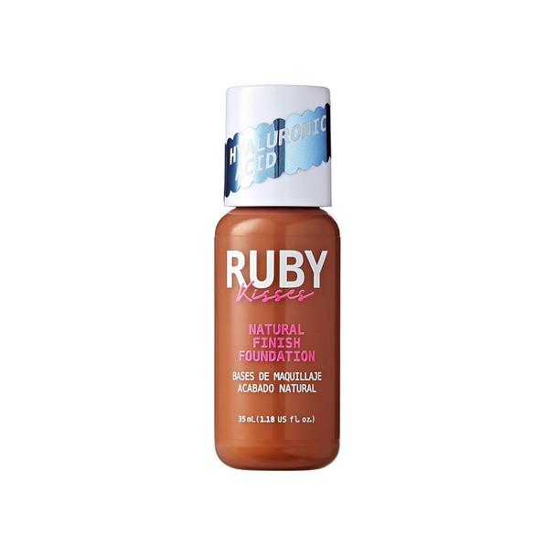 Ruby Kisses No More Blemish Liquid Foundation With Hyaluronic Acid Blemish Control Semi Matte Medium Coverage Buildable Long Lasting Lightweight