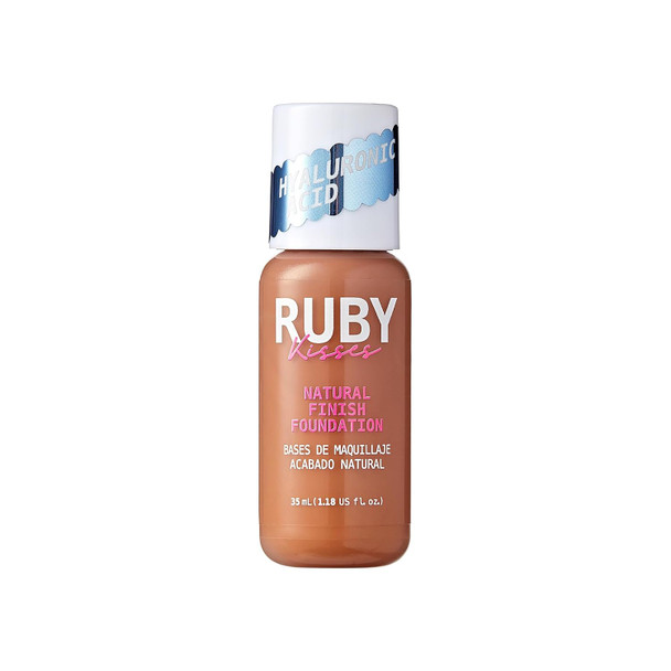Ruby Kisses No More Blemish Liquid Foundation With Hyaluronic Acid Blemish Control Semi Matte Medium Coverage Buildable Long Lasting Lightweight