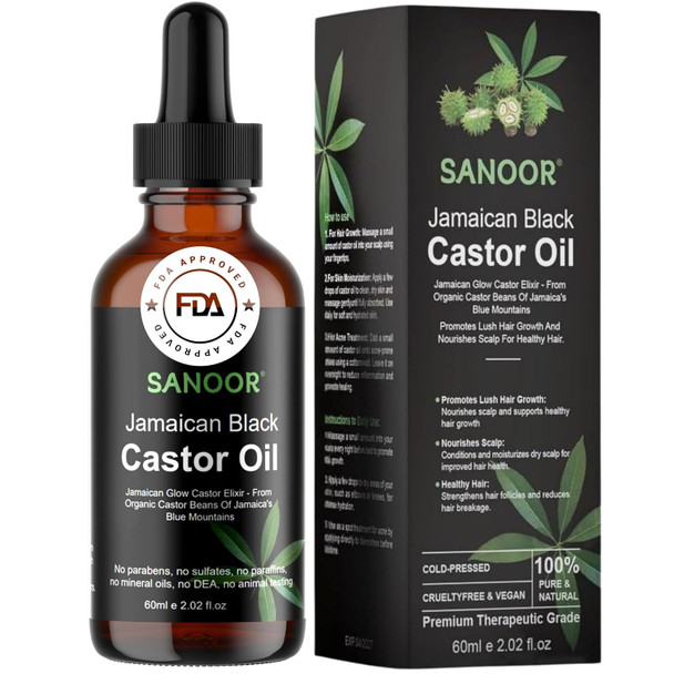 Sanoor California Gold Avocado Oil - 100% Pure & Cold-Pressed - Premium Grade For Hair & Skin With Nutrient-Rich Hair Butter - 2.02Oz (60Ml)