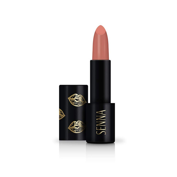 Senna Cosmetics Matte Fixation Lipstick 0.12 Oz (Bohemian-Nude Beige)
