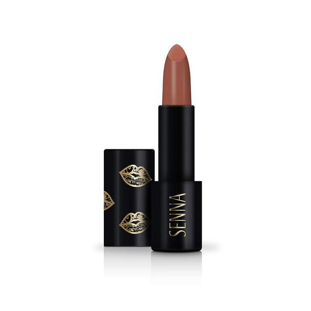 Senna Cosmetics Matte Fixation Lipstick 0.12 Oz (Embrace-Coral Rose)