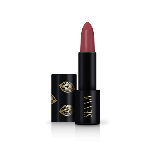 Senna Cosmetics Matte Fixation Lipstick 0.12 Oz (Embrace-Coral Rose)