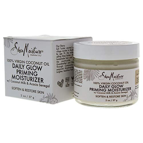 Sheamoisture Shea Moisture 100% Virgin Coconut Oil Daily Glow Priming Moisturizer By Shea Moisture For Unisex -Moisturizer 2 Ounce
