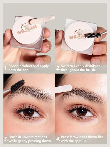 Sheglam Set Me Up Brow Hold Eyebrow Gel Long Lasting Waterproof Smudge Proof Shaping Eye Brow Wax - Crystal Clear