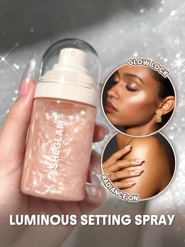 Sheglam Light Me Up Luminous Waterproof Makeup Long Lasting Setting Spray