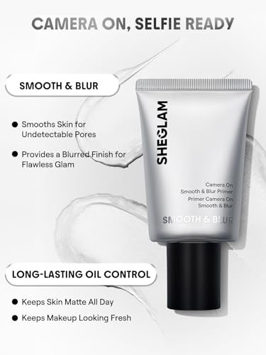 Sheglam Camera On Smooth & Blur Primer Mattifying Makeup Base Primer For Smoothing Skin