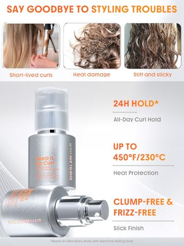 Sheglam Curl Keeper Hair Styling Cream For Hair 1.76 Fl Oz - Frizz-Free Curl Defining Cream Defines Detangles & Moisturizes For All Types - Silicone-Free & Water Based Hair Styler Or Men & Women