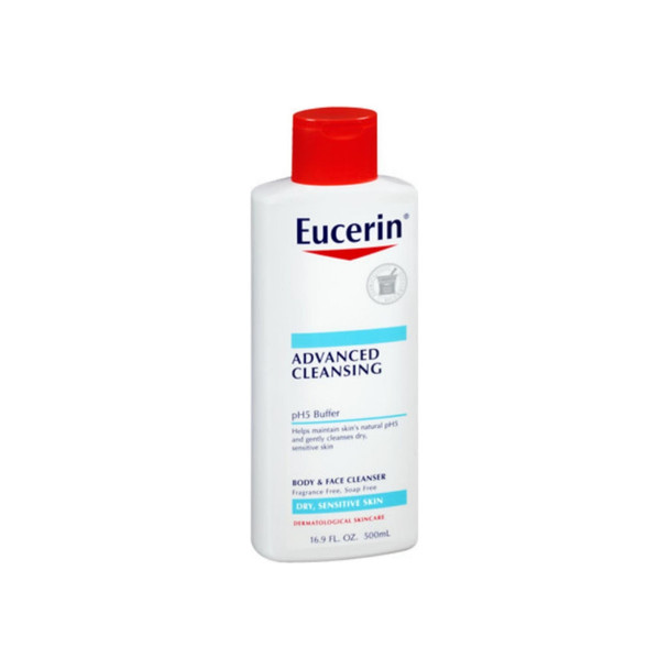 Eucerin, Advanced Cleansing Body & Face Cleanser  16.9 oz