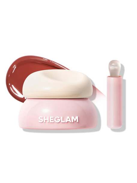 Sheglam Hydra Jelly Pocket Lip Jam Hydrating Nourishing Lip Gloss Moisturizing Lip Makeup-Guava Glow