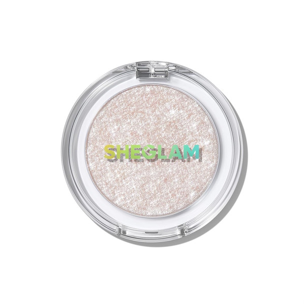 Sheglam Enigma Sparkly Eyeshadow Longwear Eyeshadow Single High-Pigment Eye Shadow Compact Smooth & Blendable Colors-Stunner
