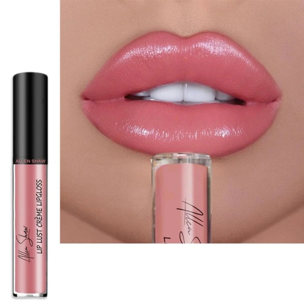 Sjxyoyds Allen Shaw Cream Texture Lip Lust Creme Lip Gloss - Long-Lasting Moisturizing Lipstick With Natural Lip Balm Qualities (#9)
