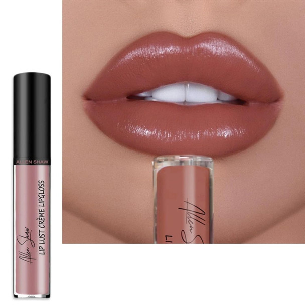Sjxyoyds Allen Shaw Cream Texture Lip Lust Creme Lip Gloss - Long-Lasting Moisturizing Lipstick With Natural Lip Balm Qualities (#9)