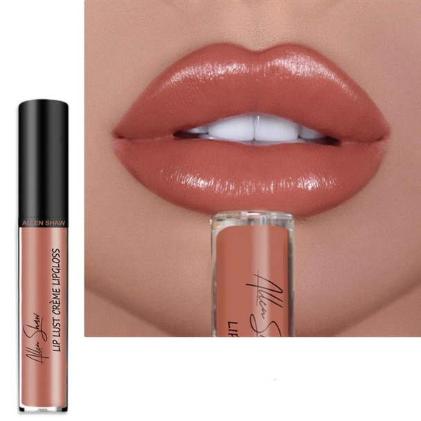 Sjxyoyds Allen Shaw Cream Texture Lip Lust Creme Lip Gloss - Long-Lasting Moisturizing Lipstick With Natural Lip Balm Qualities (#9)
