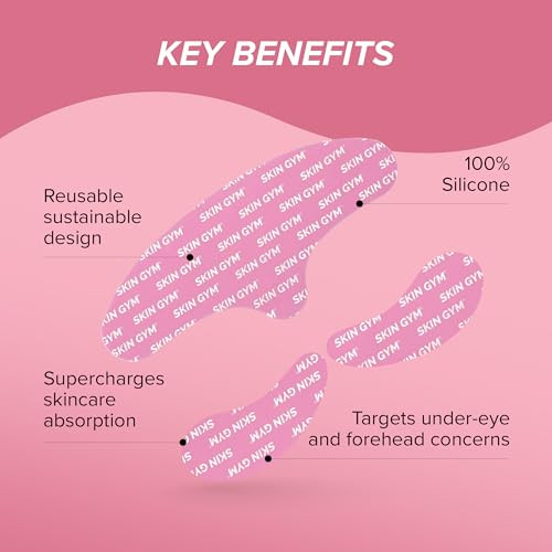 Skin Gym Eye Kit Re-Usable Mask Collection Silicone Masks For Under-Eye Hydration Set Of 3