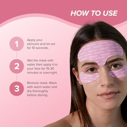 Skin Gym Eye Kit Re-Usable Mask Collection Silicone Masks For Under-Eye Hydration Set Of 3
