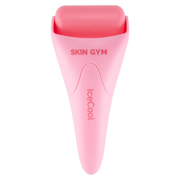 Skin Gym Cryogel Pink Roller Cooling Facial Tool For Puffiness And Skin Firming