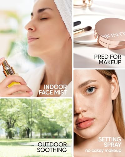 Skintific Radiance Booster Serum Spray Hydrating Face Mist With Bifida Ferment & Squalane Glow Serum For Radiant Skin Soothes Skin Vegan Skin Care All In One Mist 3.3 Fl Oz