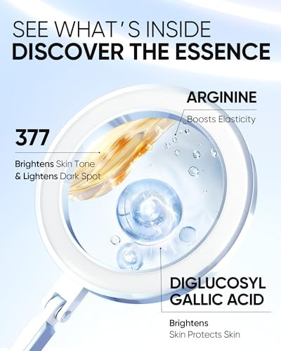 Skintific Brightening Serum Toner With 377 Pro Optical Scattering Technology Hydrating Lightens Dark Spots Evens Skin Tone Tamarind Seed Polysaccharide & Arginine For Radiant Healthy Skin