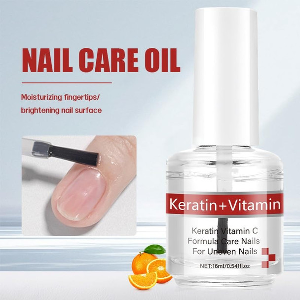Soelegant Keratin + Vitamins C Nail & Cuticle Oil Keratin Protein Nail Moisturizes And Strengthening Care Impove Cracked Nails & Rigid Cuticles Deep Moisture For Nails And Cuticles For Nail Growth