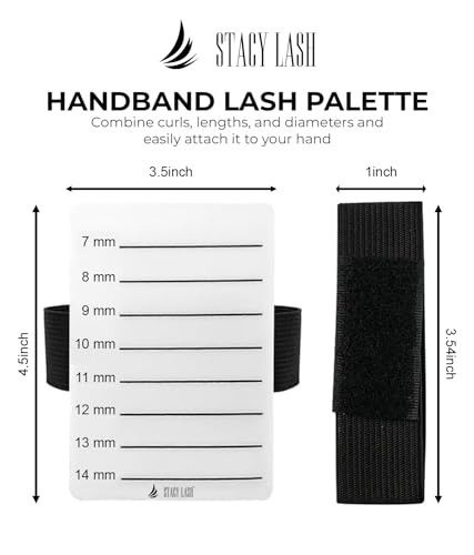 Stacy Lash Lash Tile/Acrylic Tray For Eyelash Extensions/Hand Pallet Holder/Extension Supplies By