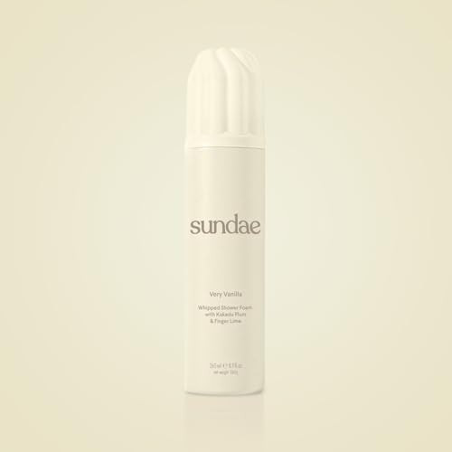 Sundae Whipped Shower Foam Very Vanilla Foaming Body Wash 8.9 Fl Oz 265Ml