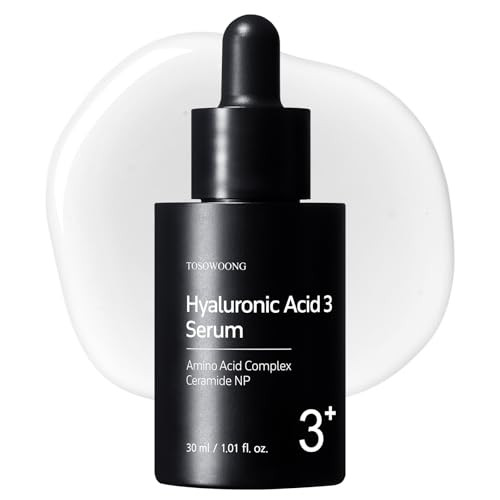 Tosowoong Hyaluronic Acid 3% Serum 30030Ppm Sodium Hyaluronic Acid Hydration Moisture Boosting Facial Serum For Fine Lines & Wrinkles Plump & Repair Dry Skin Korean Skin Care 30Ml 1.01 Fl.Oz.