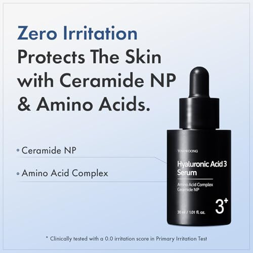 Tosowoong Hyaluronic Acid 3% Serum 30030Ppm Sodium Hyaluronic Acid Hydration Moisture Boosting Facial Serum For Fine Lines & Wrinkles Plump & Repair Dry Skin Korean Skin Care 30Ml 1.01 Fl.Oz.