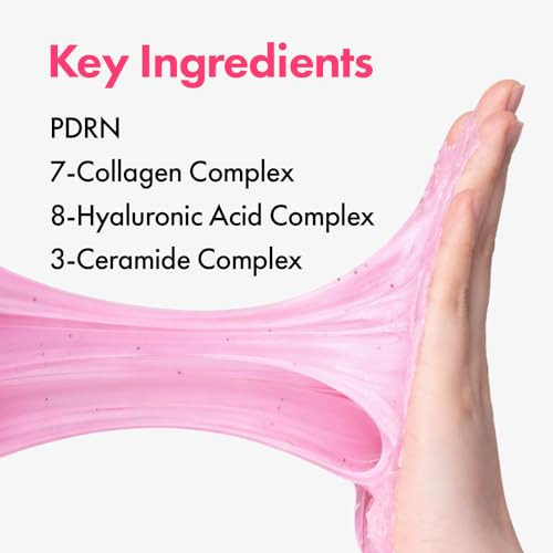 Tosowoong Pink Pdrn Collagen Face Wash Mochi Whip With Capsules For Gentle Blackhead & Pore Care Hydrating & Rejuvenating With Salmon Dna Pdrn 7 Collagens Korean Skincare 100Ml / 3.38 Fl. Oz.