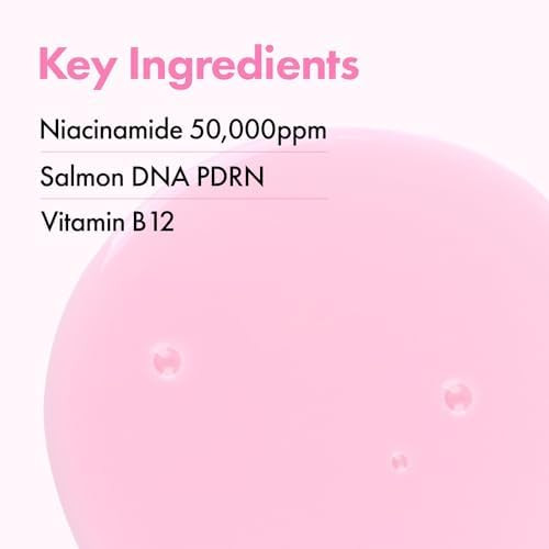 Tosowoong Pink Pdrn Niacinamide Milky Toner Niacinamide 5% Dark Spot Care Salmon Dna Pdrn Soothing 3 Ceramides & 12 Peptides Moisturizing Glass Glow Skin Korean Skincare 150Ml / 5.07 Fl. Oz.