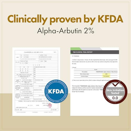 Tosowoong Alpha Arbutin 2% Rice Serum Rice 746074Ppm Alpha-Arbutin 20000Ppm Glow Glass Skin Pigmentation Acne Marks Dark Spots Even Skin Tone Hydrating Korean Skin Care 33Ml / 1.11 Fl.Oz.
