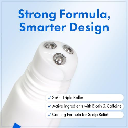 Tosowoong Real Relief Rolling Serum Hair Growth Serum Roll On With Biotin Caffeine Panthenol Menthol Soothes Itchy Flaky Scalp Non-Greasy Lightweight Korean Skincare 20Ml / 0.67 Fl. Oz.