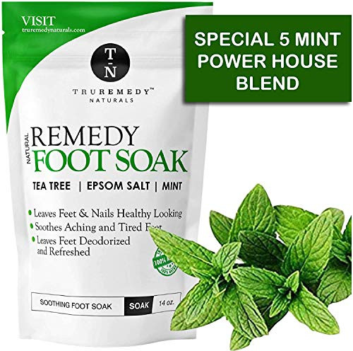 Truremedy Naturals Remedy Soap Tea Tree Oil Body Wash + Tea Tree Oil Foot Soak With Epsom Salt Mint Helps Body Odor Athlete S Foot Jock Itch Ringworm Yeast Infections Skin Irritations Soothes Sore Tired Feet