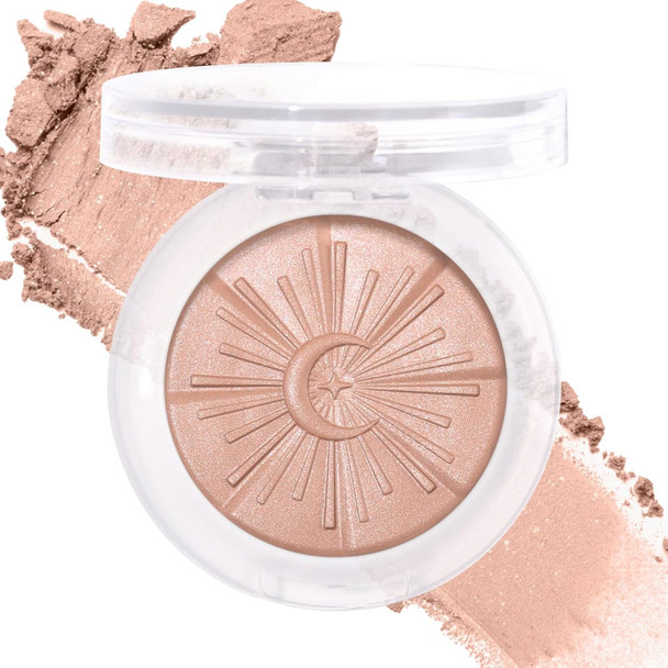 Ucanbe Glow Bronzer Long-Lasting Baked Shimmer Bronzing Powder - 02 Light Bronzer Lightweight & Buildable Neutrual Satin Finish Luminous Contour For Face Cheeks And Body