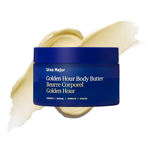 Ursa Major Golden Hour Body Butter | Fast Absorbing Body Lotion | Provides Deep Hydration & Supports Skin S Barrier | Rich Texture Non-Greasy Finish | Vegan Cruelty-Free Non-Toxic | 6.7 Ounce