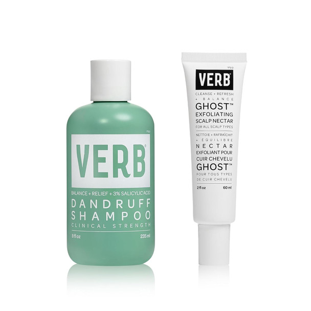 Verb Dandruff Shampoo - For Gentle Cleansing And Clinical Strength Dandruff Relief With 3% Salicylic Acid