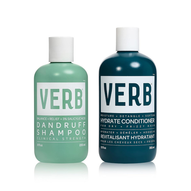 Verb Dandruff Shampoo - For Gentle Cleansing And Clinical Strength Dandruff Relief With 3% Salicylic Acid