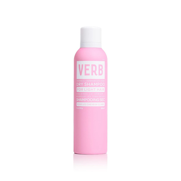 Verb Dry Shampoo Light - Refresh Absorb Oils + Extends Styles - Refreshing Dry Shampoo Spray For Light Tones - Vegan No Parabens Or Harmful Sulfates
