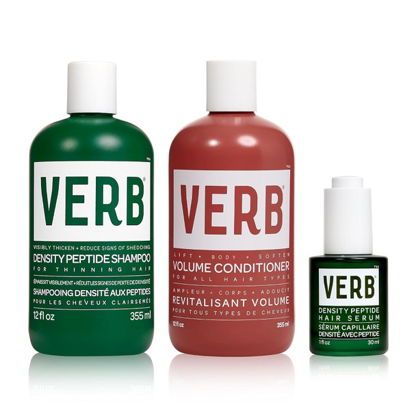Verb Density Peptide Shampoo - Visibly Thicken + Reduce Signs Of Shedding- Moisturizes Fine And Weighed Down Hair