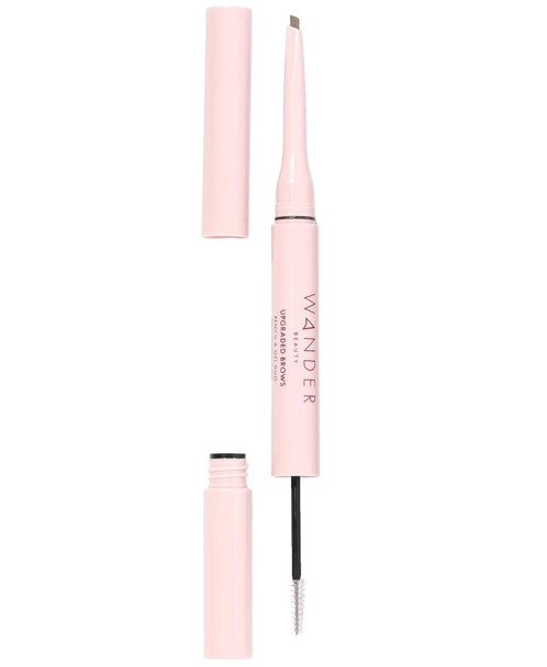 Wander Beauty Upgraded Brow Pencil & Gel Duo - Taupe - 2-In-1 Brow Makeup With Castor Oil Peptides Panthenol - Dual-Sided Filler Definer & Lifter For Fuller Brows - 0.05 Fl Oz