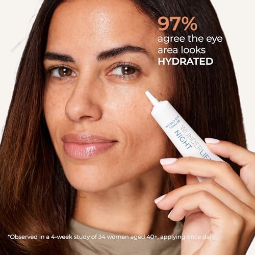 Wunderbrow Wunderlift Night Retinol Eye Cream 3% Encapsulated Retinol Hyaluronic Acid And Coleus Forskohlii Vegan And Cruelty Free