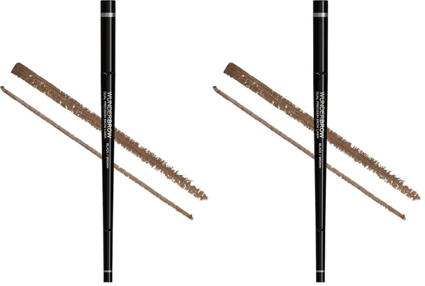 Wunderbrow Dual Precision Brow Liner Eyebrow Liner Pencil With Angled Tip And Ultra Fine Tip Dual Precision Brow Liner Eye Brow Make Up Color Brunette