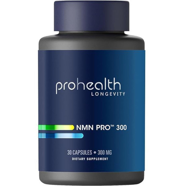 ProHealth NMN Pro 300 (30 Capsules) Clinically Studied Uthever® NMN. NAD+ Precursor for Cellular Energy Mitochondrial Support & Healthy Aging. USA Manufactured Triple Lab-Tested