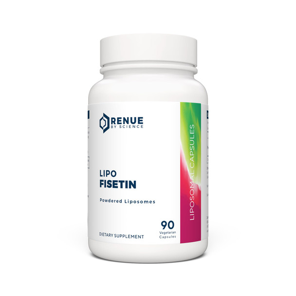 Renue By Science Fisetin | 90 Liposomal Fisetin Supplements - 150mg Fisetin per Serving | Senolytic Supplements | Bioavailable Formula for Increased Absorption | Non-GMO & Made in the USA