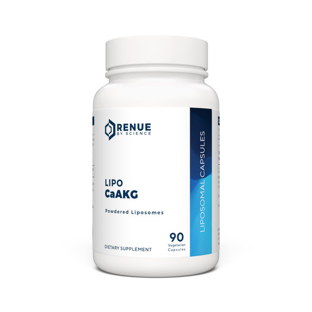 Renue By Science CA AKG Supplement | High Strength Liposomal Calcium AKG | 90 Calcium Alpha-Ketoglutarate Capsules - 300mg CA AKG per Serving CA-AKG Supplement | Non-GMO & Made in The USA